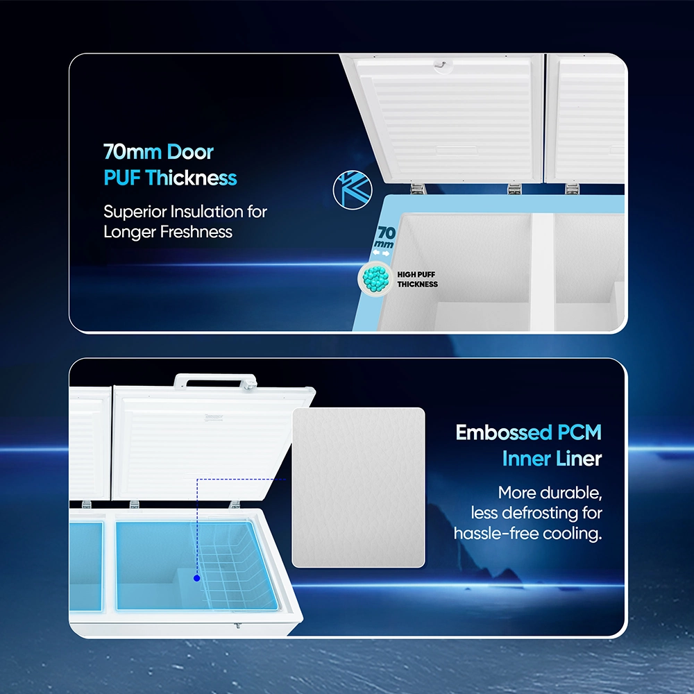 Haier 400 L Hard Top Convertible Deep Freezer  with 4-Yr Warranty