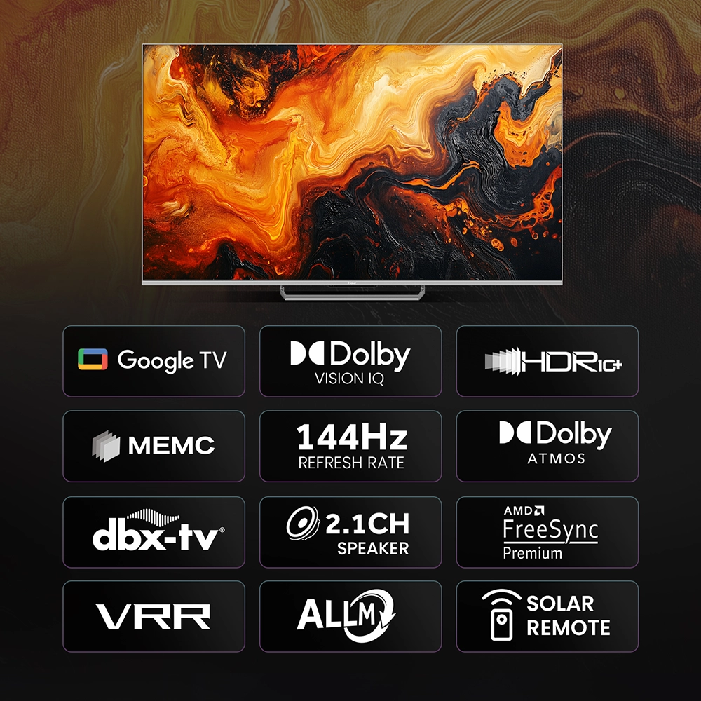 Haier M90 Mini LED 165cm (55) Google TV | 144 Hz