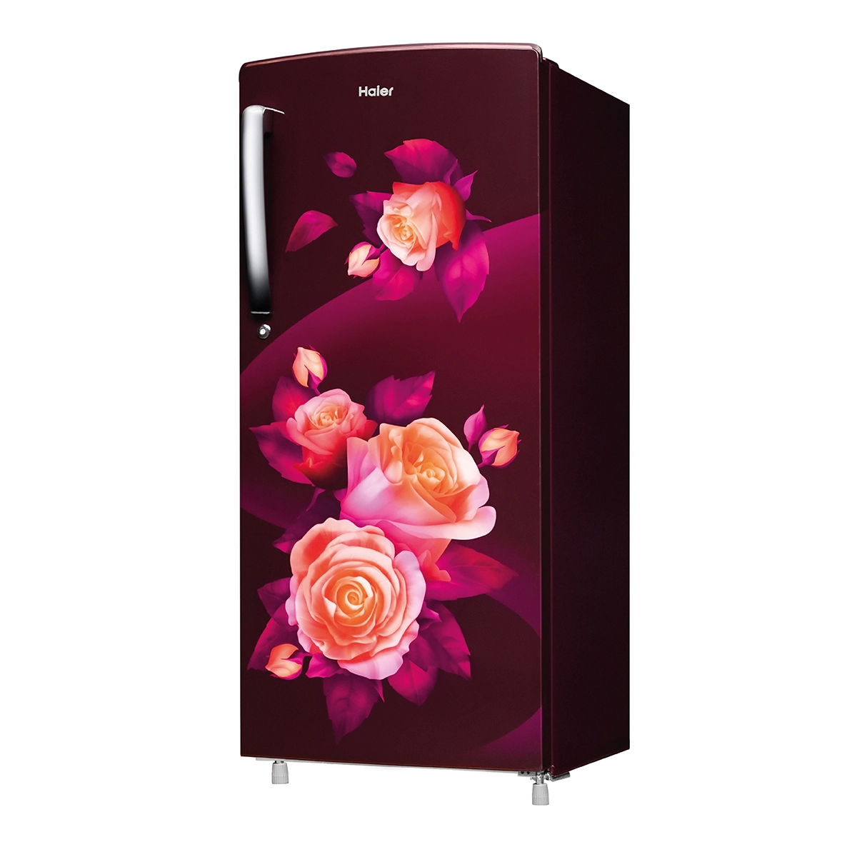 Haier 205L 3 Star Red Rose Direct Cool Refrigerator