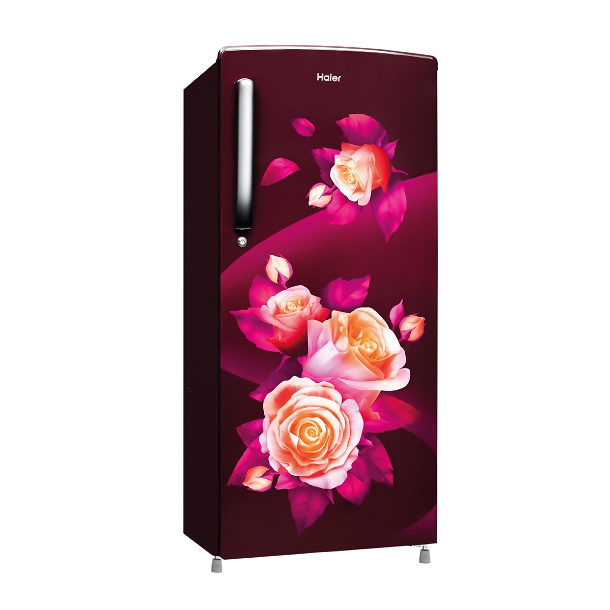 Haier 205L 3 Star Red Rose Direct Cool Refrigerator