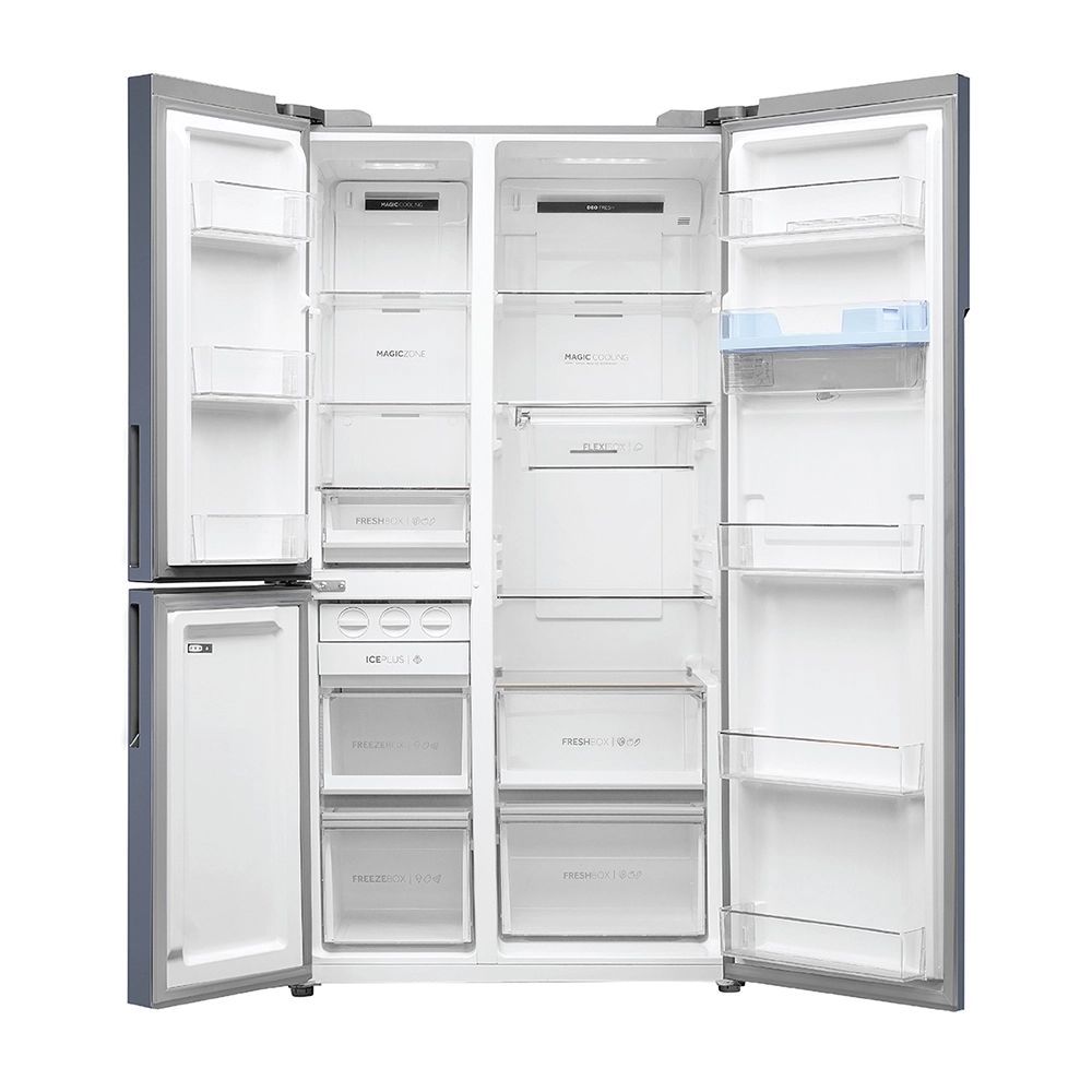 Haier 592L Graphite Black 3 Door Smart Convertible Refrigerator