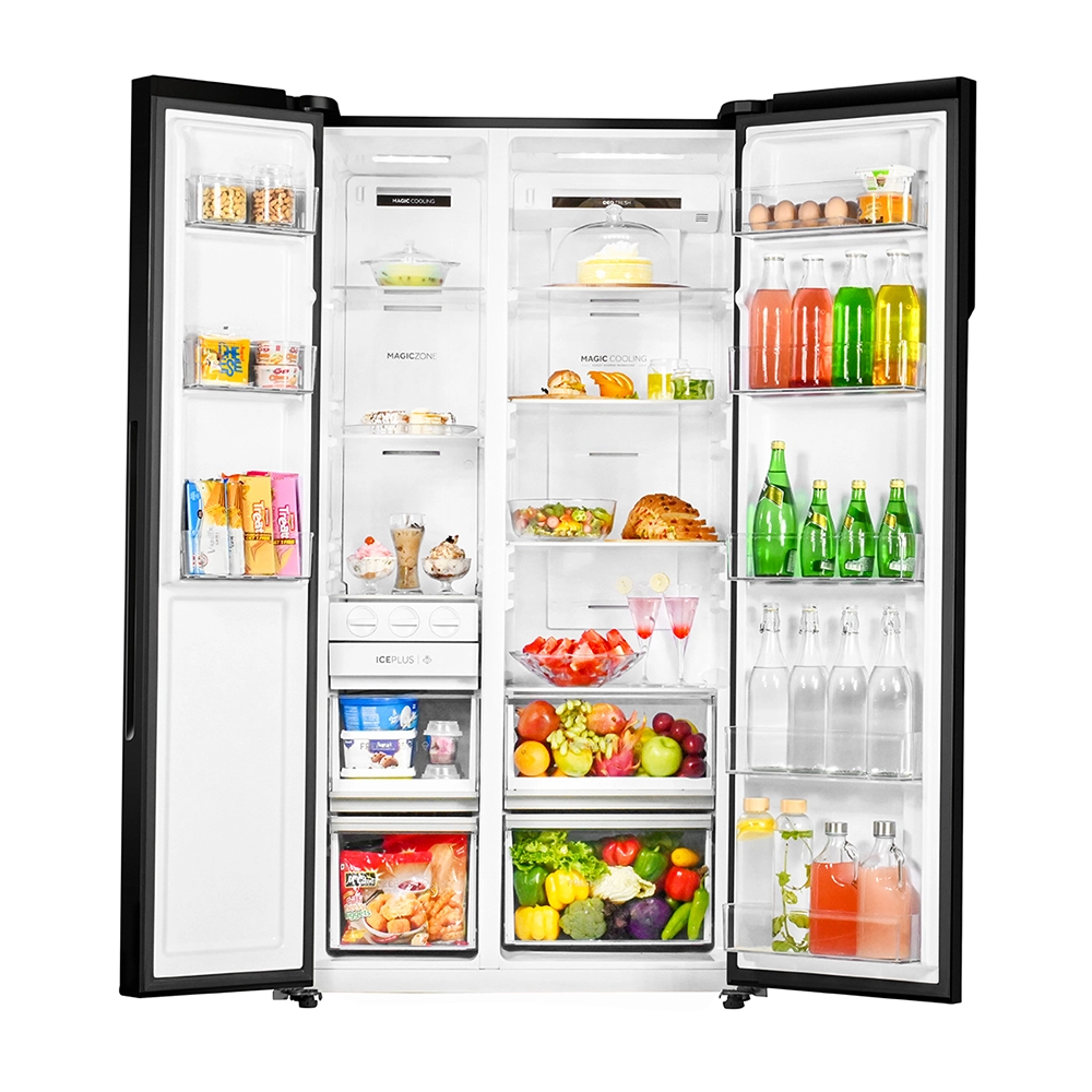 Haier 602L 3 Star 2 Door Side by Side Refrigerator - HRS-682KGU1