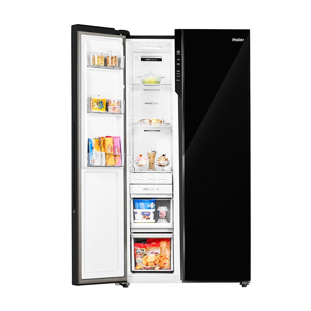 Haier 602L 3 Star 2 Door Side by Side Refrigerator - HRS-682KGU1