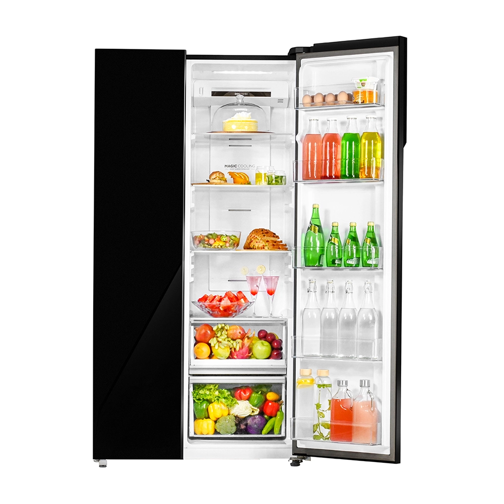 Haier 602L 3 Star 2 Door Side by Side Refrigerator - HRS-682KGU1