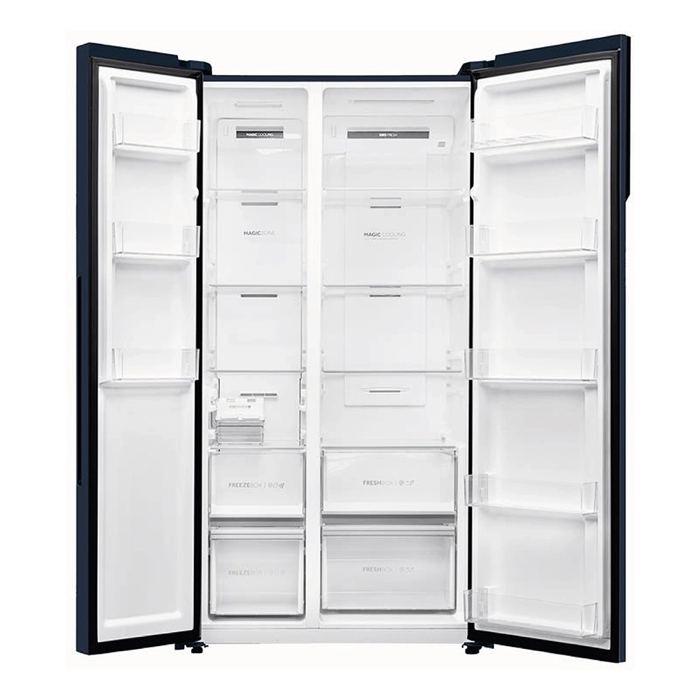Haier 592L Graphite Black  2 Door Side by Side Refrigerator