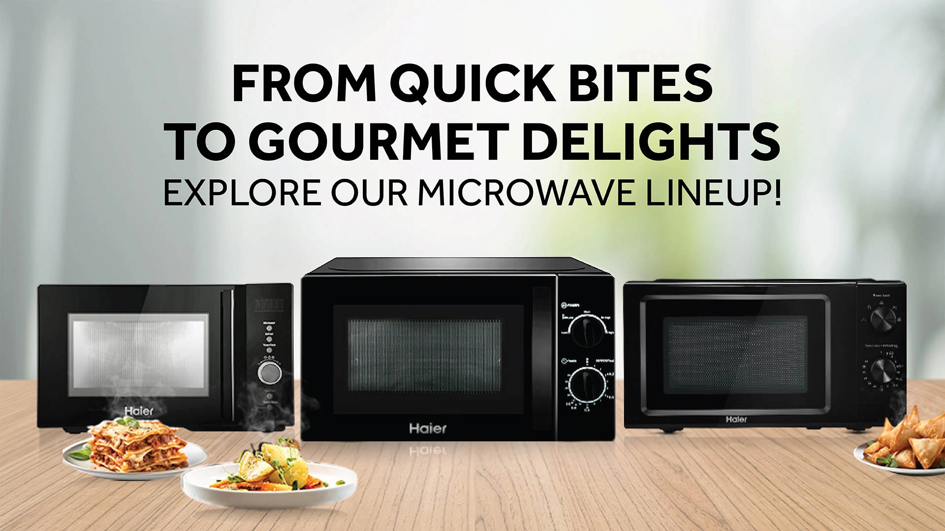 Haier HIL2001MWPH 20L SOLO Microwave with 35mins cooking timer Price ...